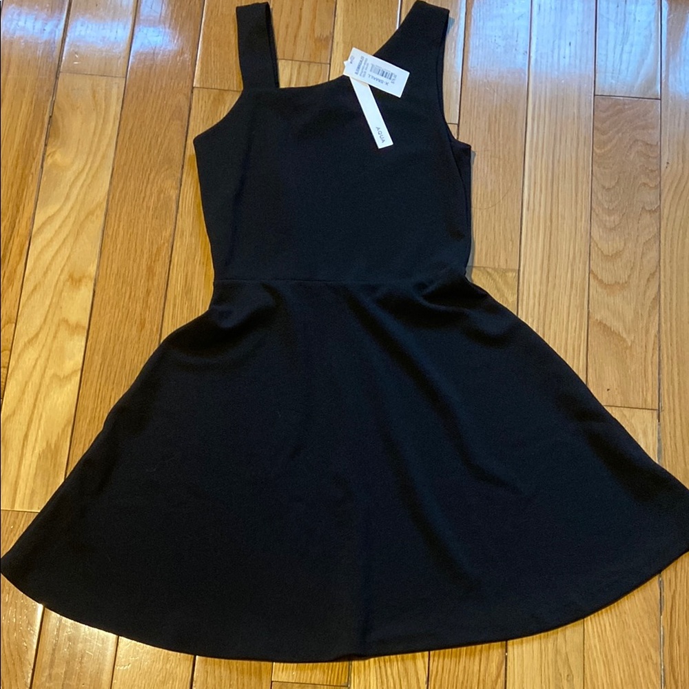 Bloomingdakes Aqua Elegant Little Black Dress sz XS NWT retail $78